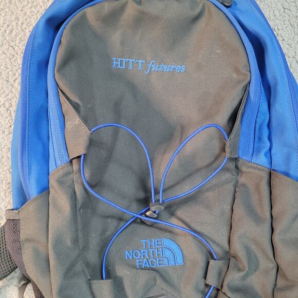 The North Face Backpack Gray Blue Groundwork Flexvent Laptop Outdoor Hiking 29L - Picture 2 of 14